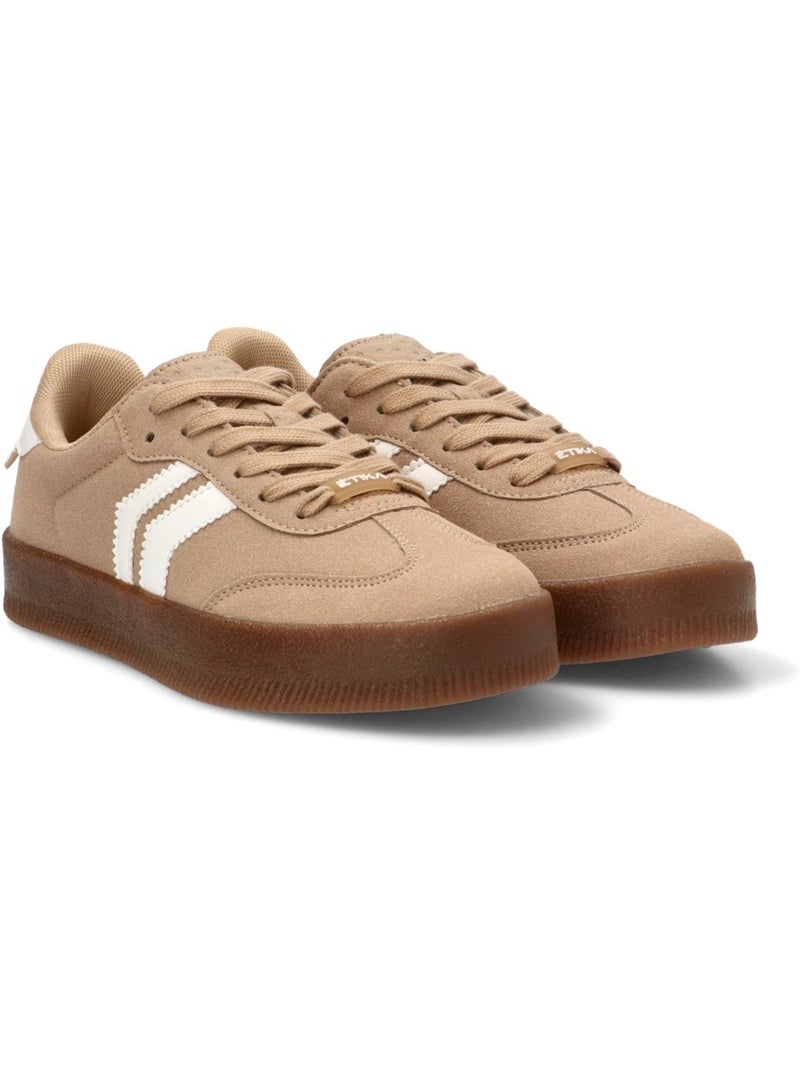 Deportivas Casual Mujer Suela Plana - Etika Beige - Kiabi