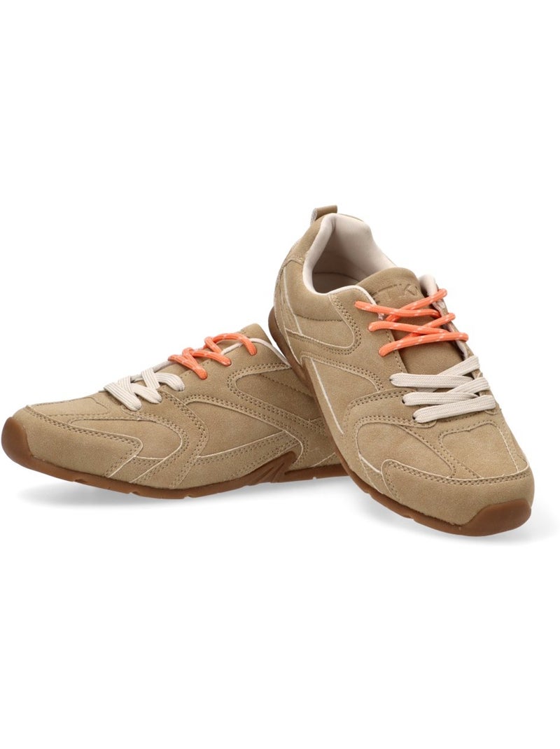 Deportivas Casual Mujer Suela Plana - Etika Beige - Kiabi