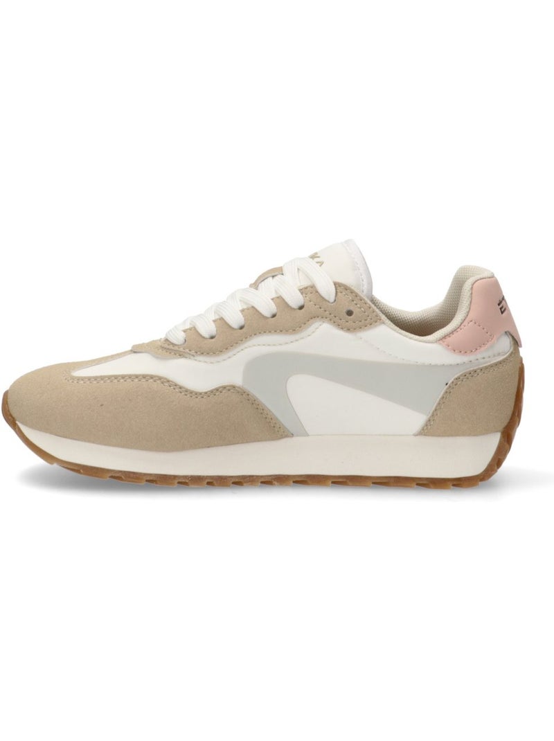 Deportivas Casual Mujer Suela Plana - Etika Beige - Kiabi