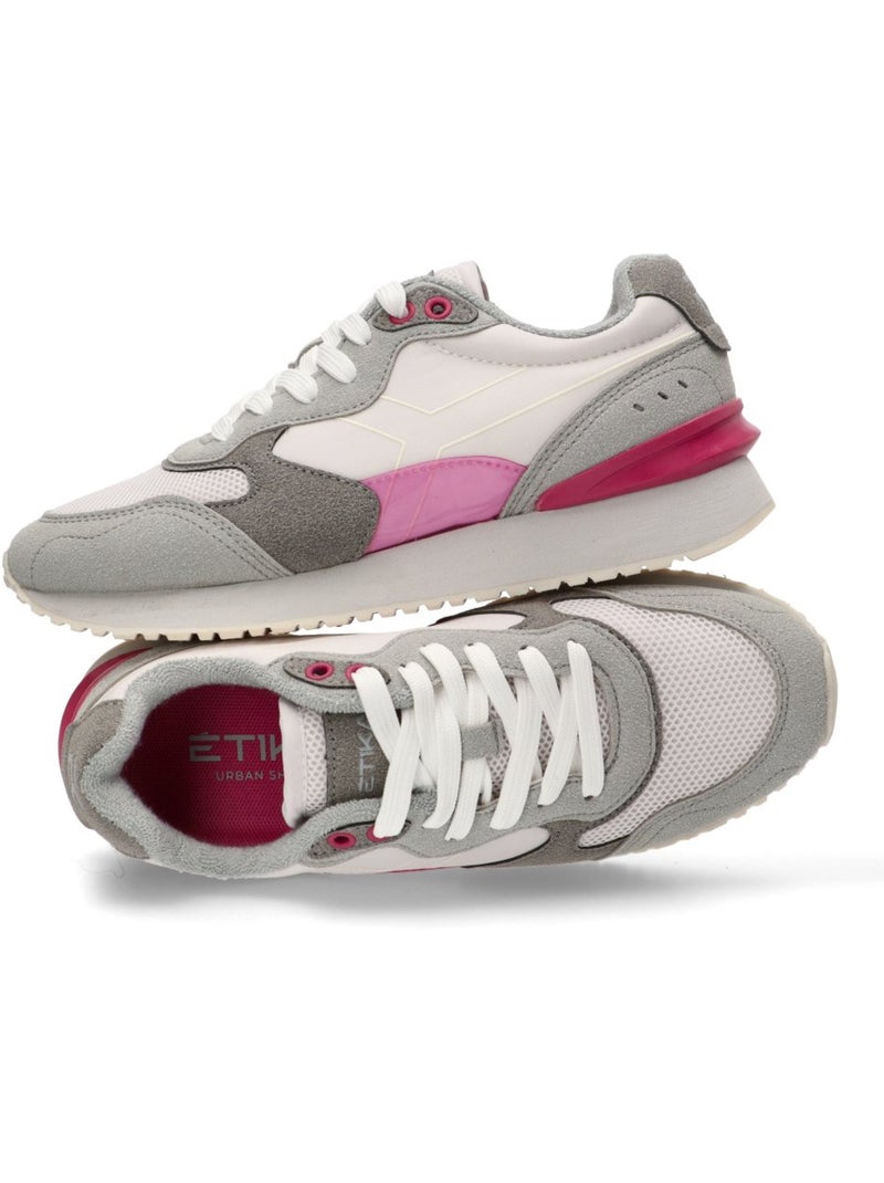 Deportivas Casual Mujer Suela Plana - Etika Gris - Kiabi