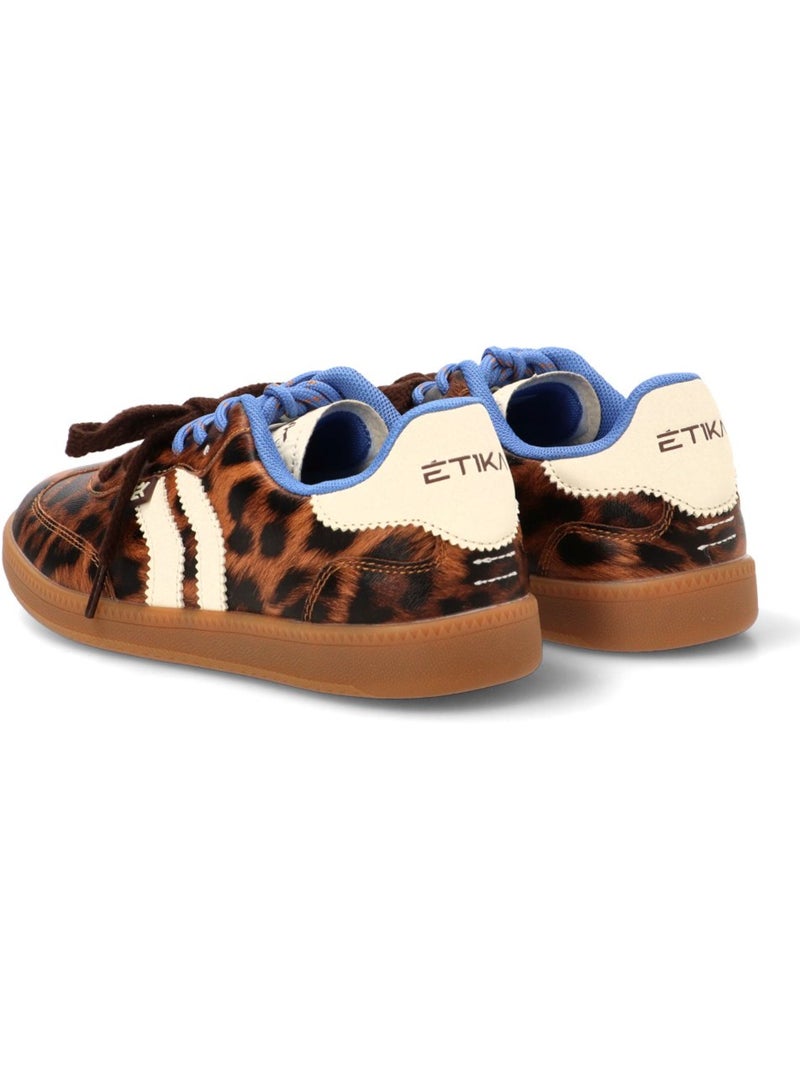 Deportivas Casual Mujer Suela Plana - Etika Negro Dorado - Kiabi