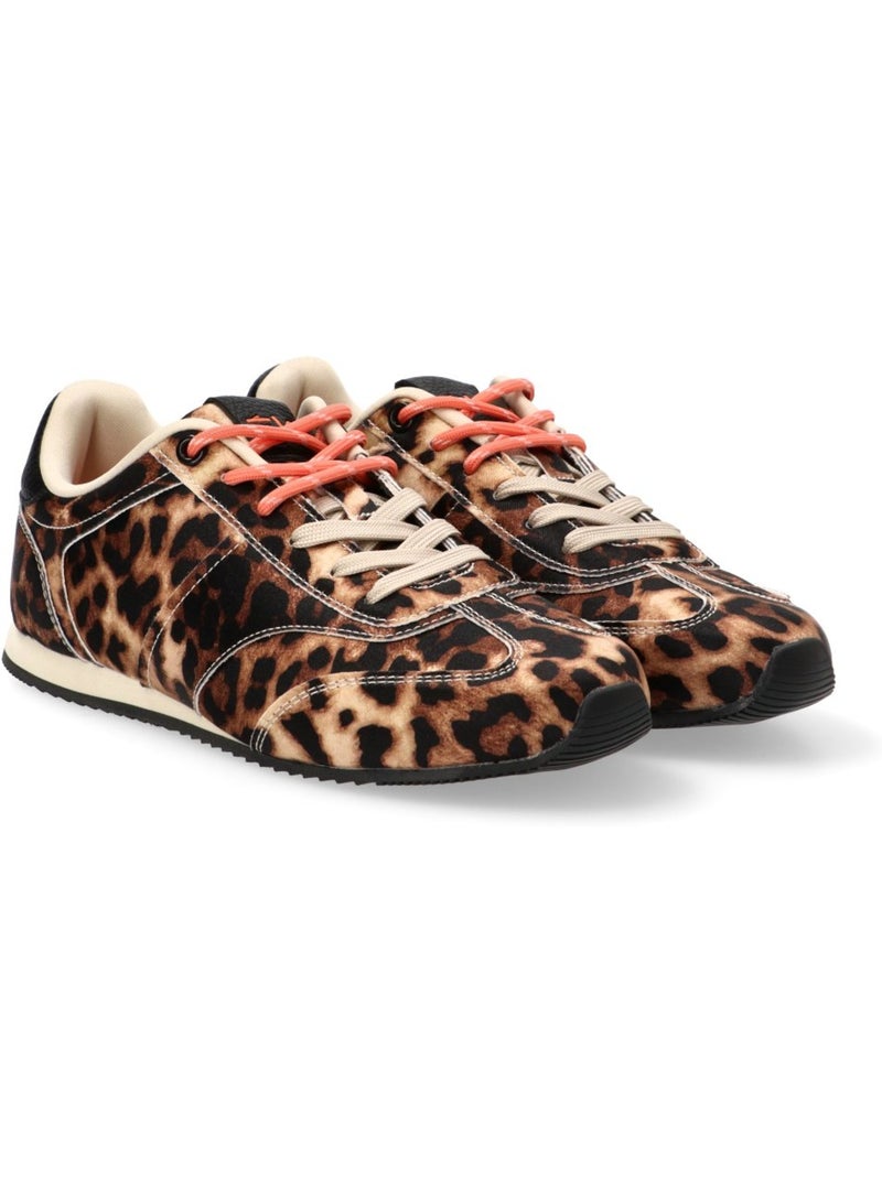 Deportivas Casual Mujer Suela Plana - Etika Negro Dorado - Kiabi