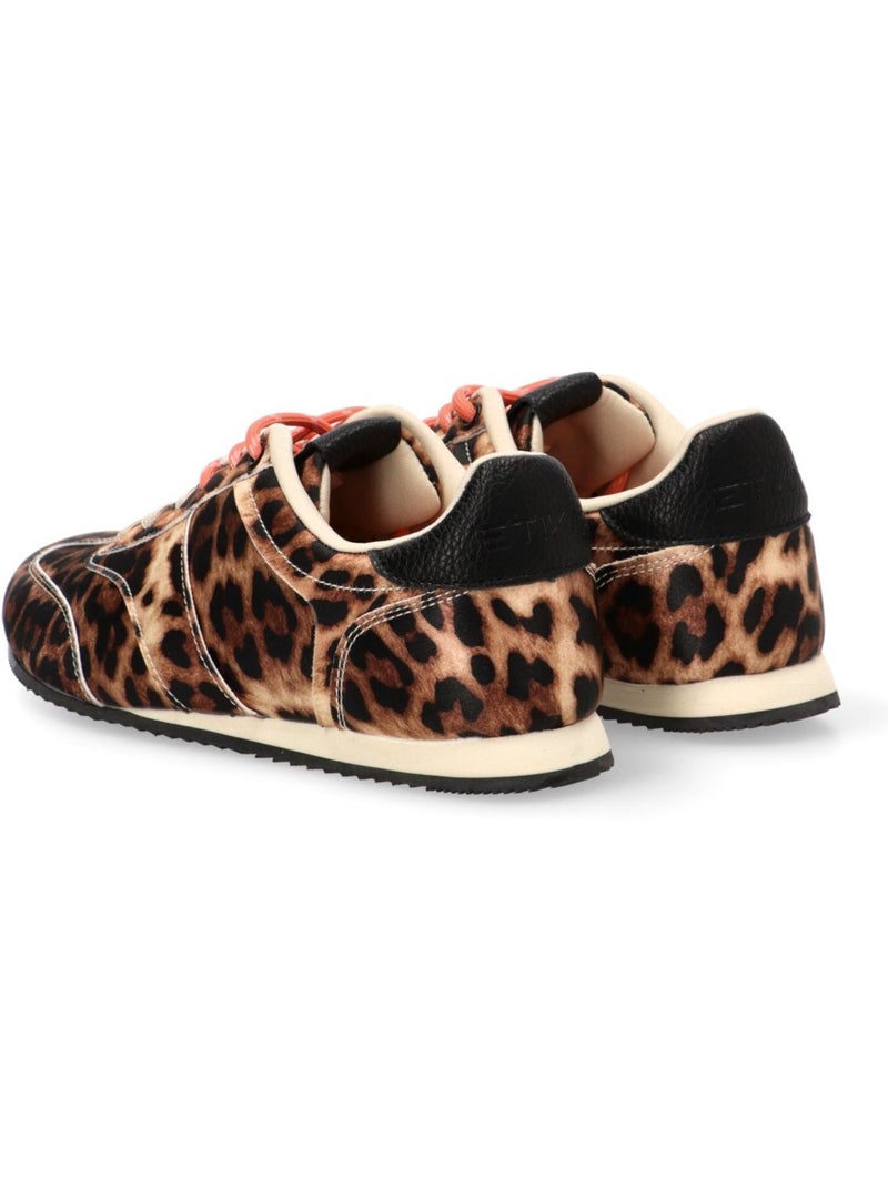Deportivas Casual Mujer Suela Plana - Etika Negro Dorado - Kiabi