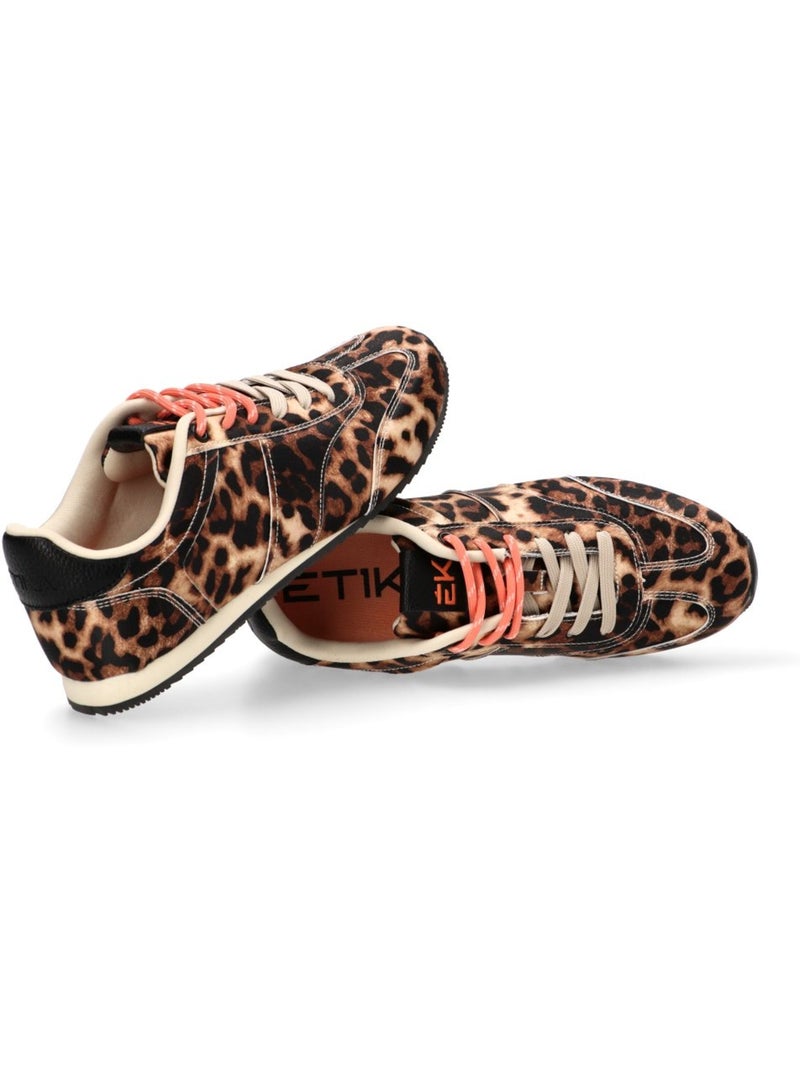 Deportivas Casual Mujer Suela Plana - Etika Negro Dorado - Kiabi