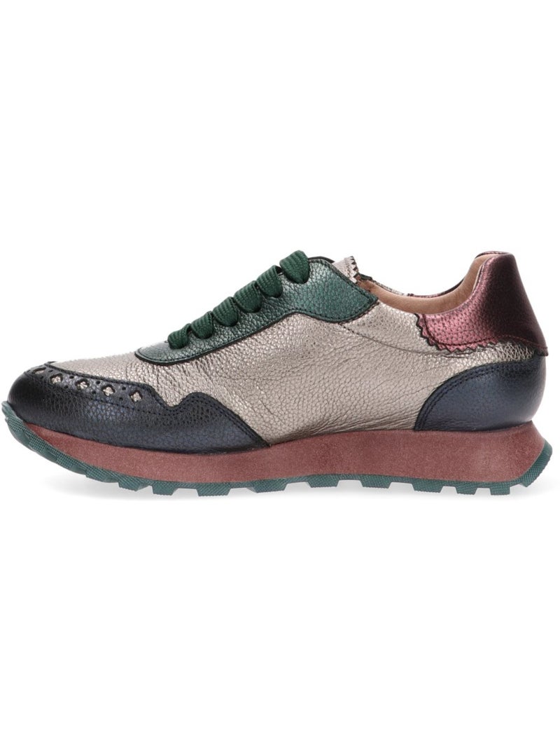 Deportivas Casual Mujer Suela Plana - Hispanitas Plata - Kiabi