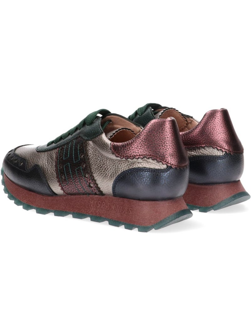 Deportivas Casual Mujer Suela Plana - Hispanitas Plata - Kiabi