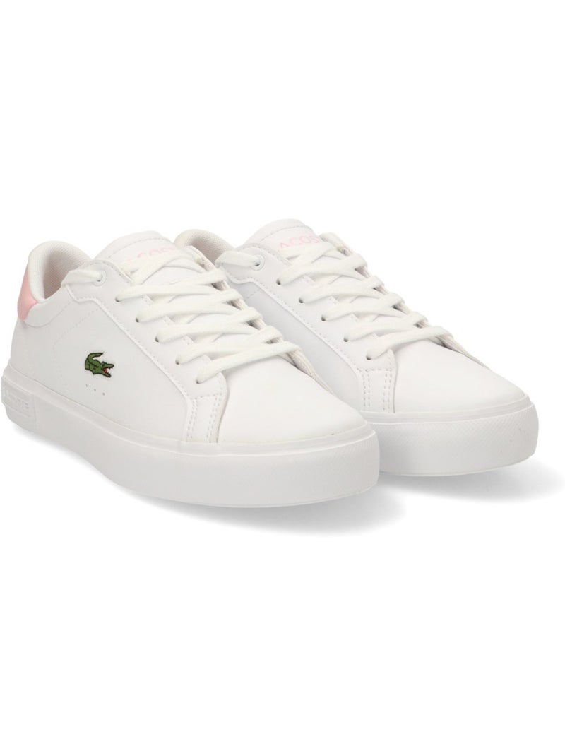 Deportivas casual mujer suela plana - lacoste Rosa - Kiabi