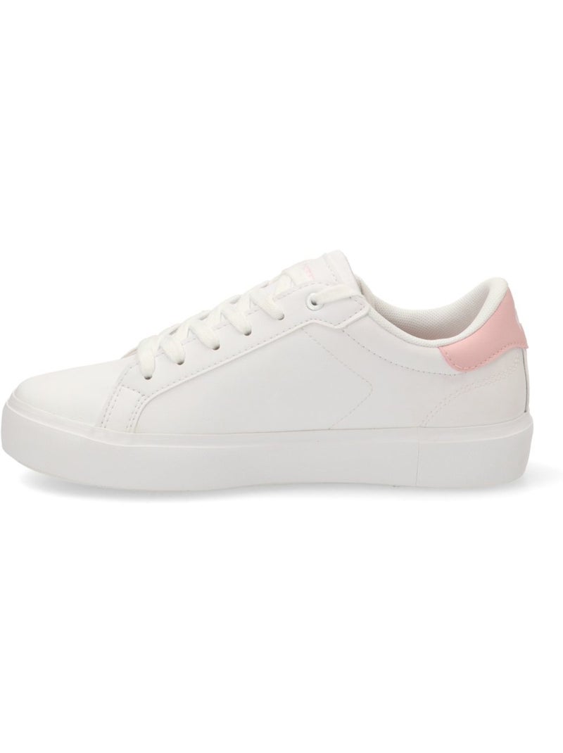 Deportivas casual mujer suela plana - lacoste Rosa - Kiabi