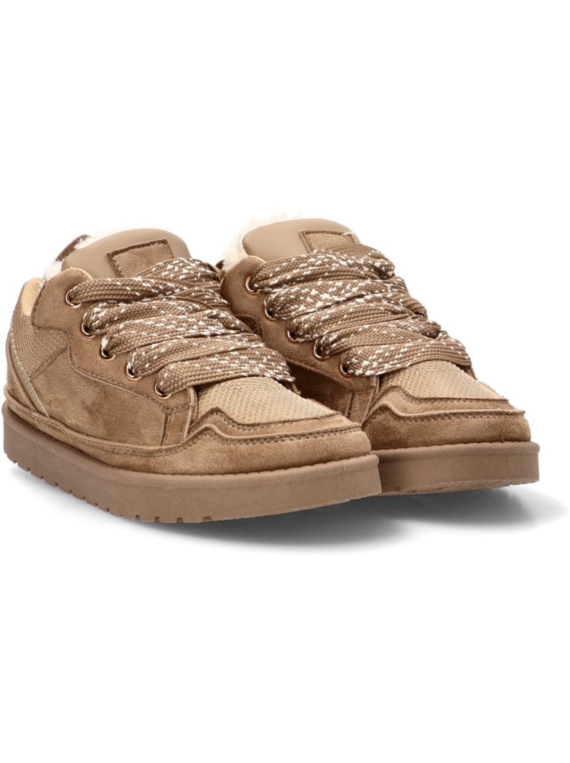 Deportivas Casual Mujer Suela Plana - Luna Collection Beige - Kiabi