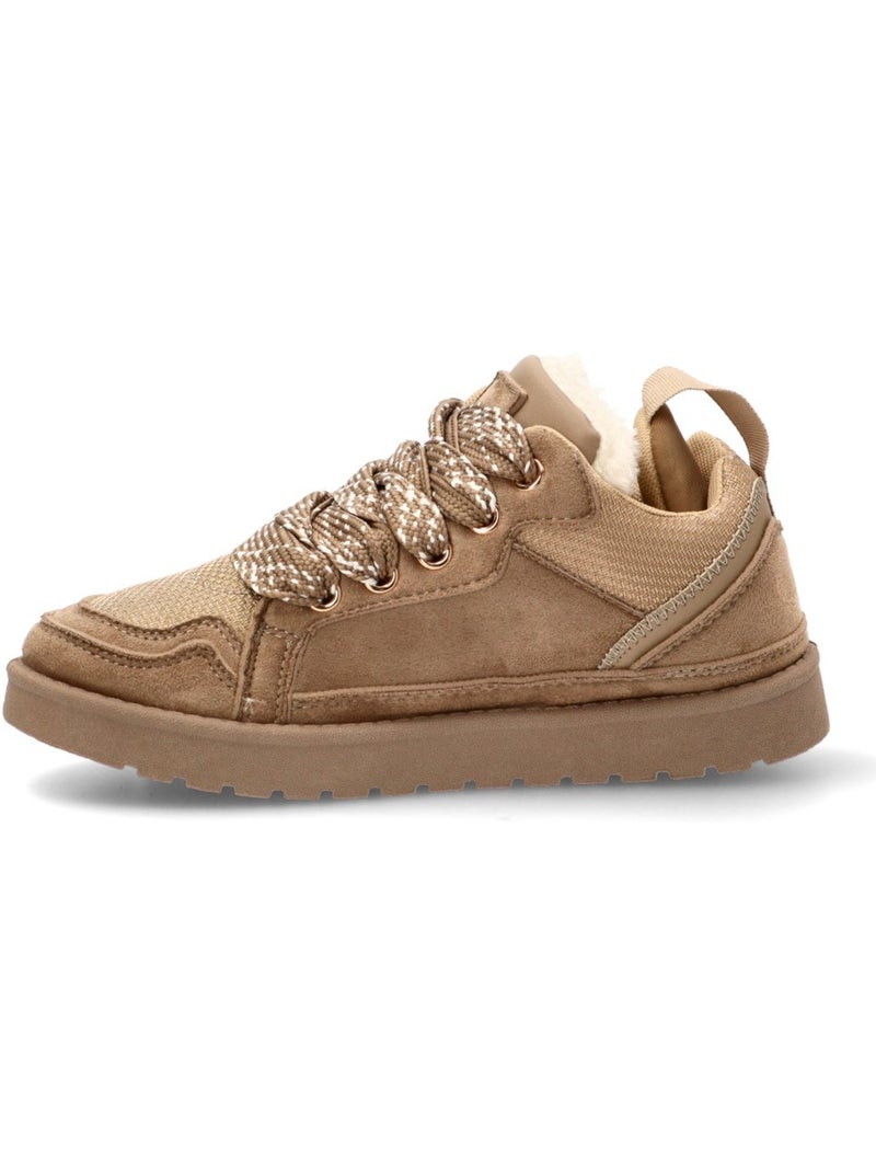 Deportivas Casual Mujer Suela Plana - Luna Collection Beige - Kiabi