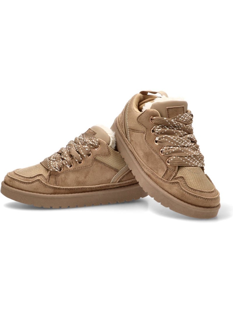 Deportivas Casual Mujer Suela Plana - Luna Collection Beige - Kiabi