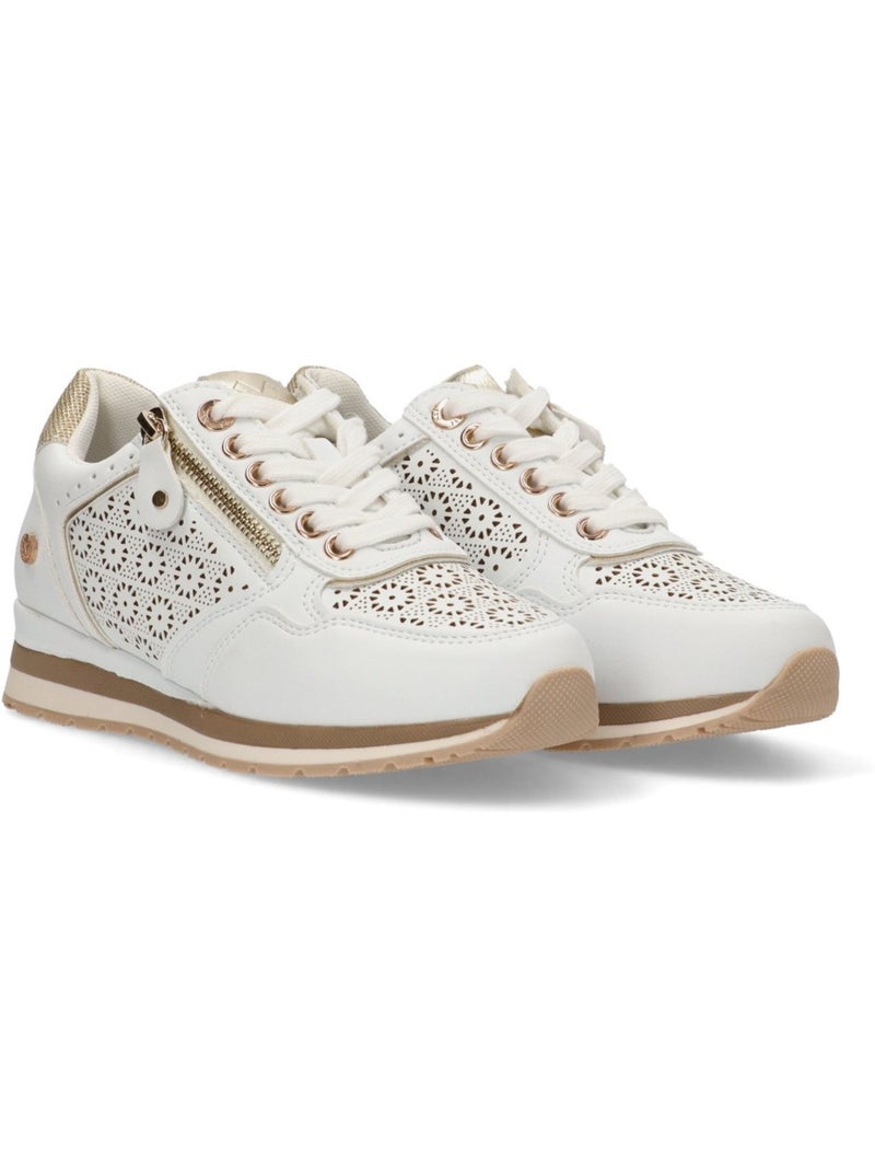Deportivas Casual Mujer Suela Plana - Modelo 144113 Blanco - Kiabi