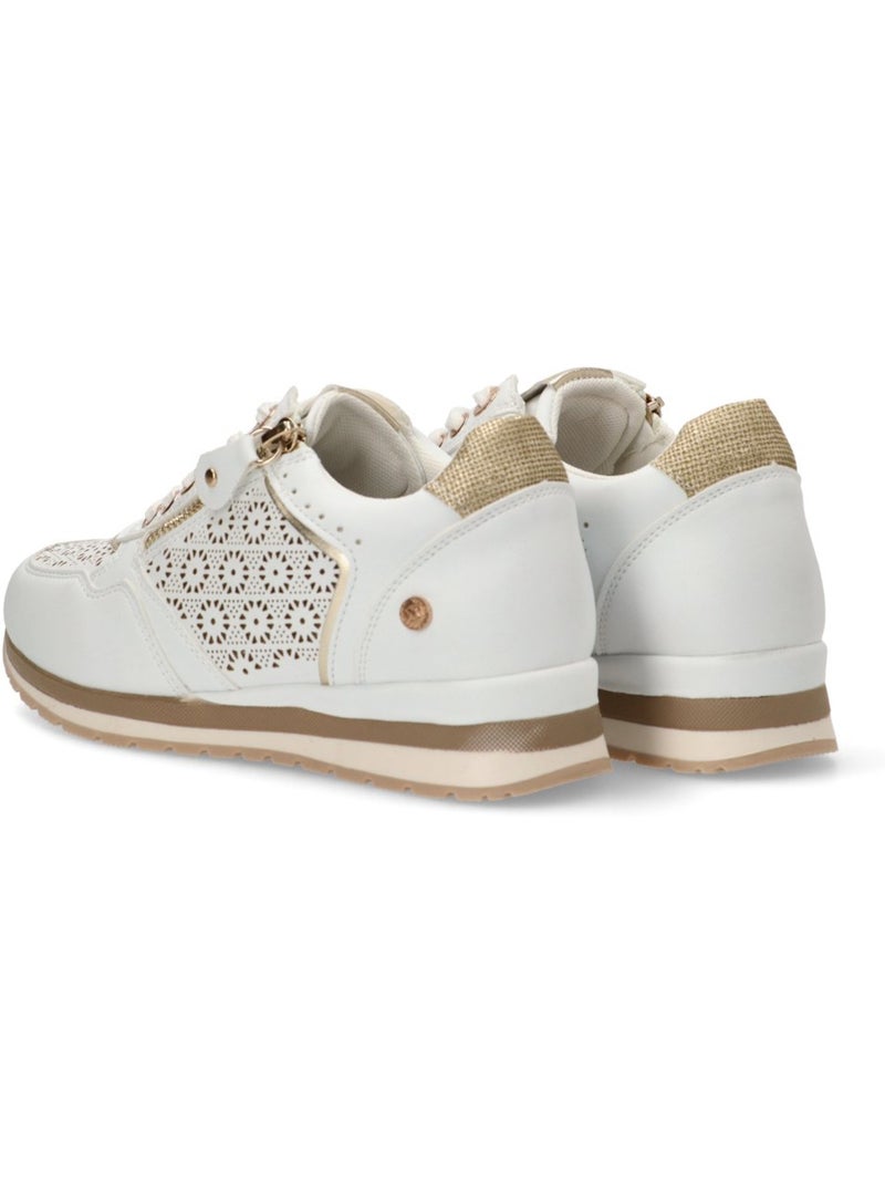 Deportivas Casual Mujer Suela Plana - Modelo 144113 Blanco - Kiabi