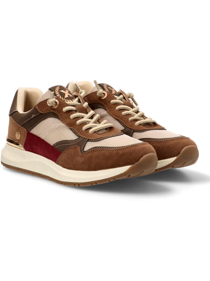 Deportivas Casual Mujer Suela Plana - Modelo 144206 Taupe - Kiabi