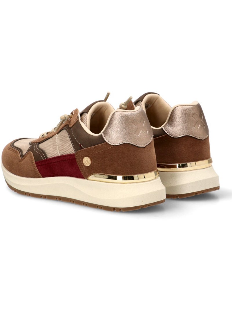 Deportivas Casual Mujer Suela Plana - Modelo 144206 Taupe - Kiabi