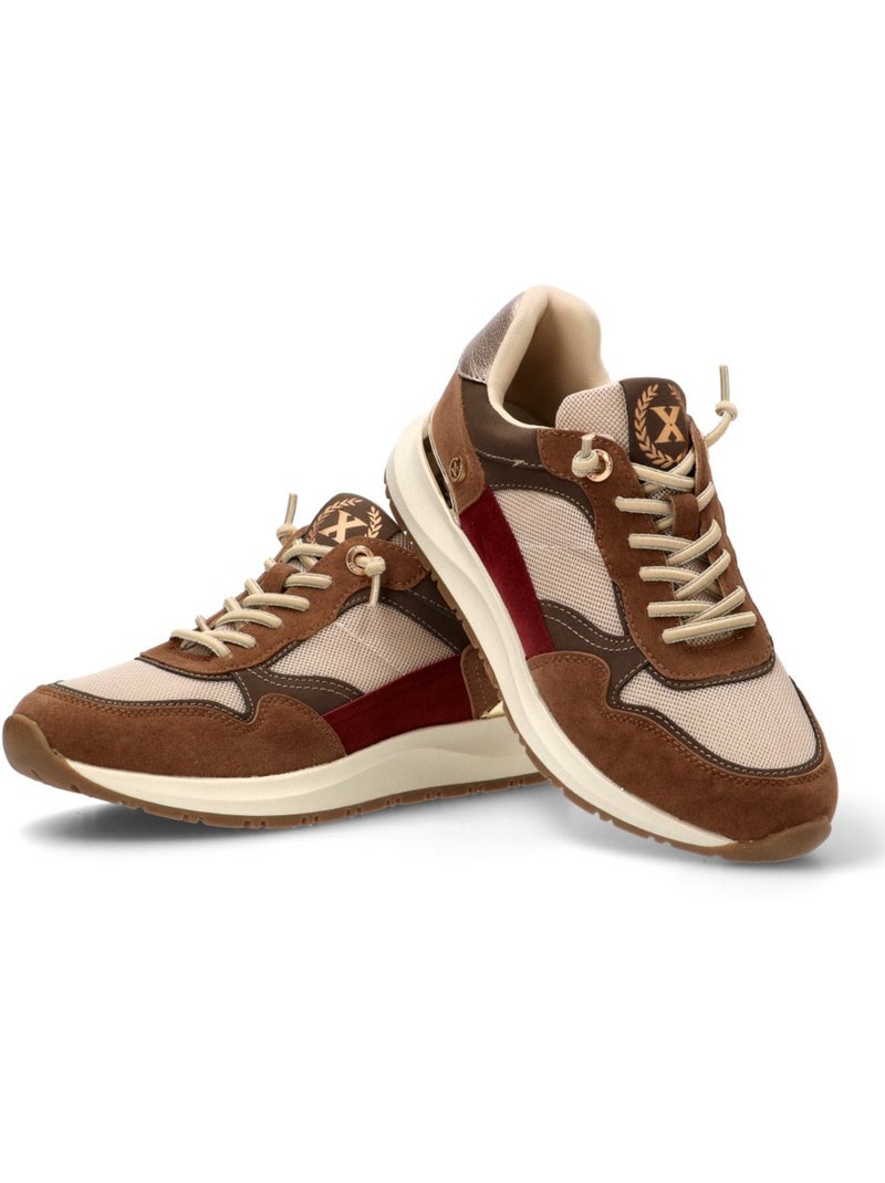 Deportivas Casual Mujer Suela Plana - Modelo 144206 Taupe - Kiabi
