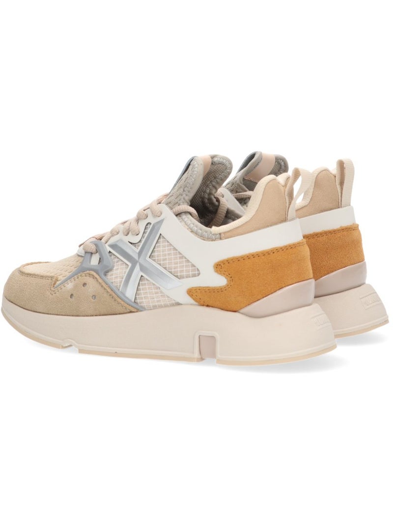Deportivas casual mujer suela plana - munich Beige - Kiabi