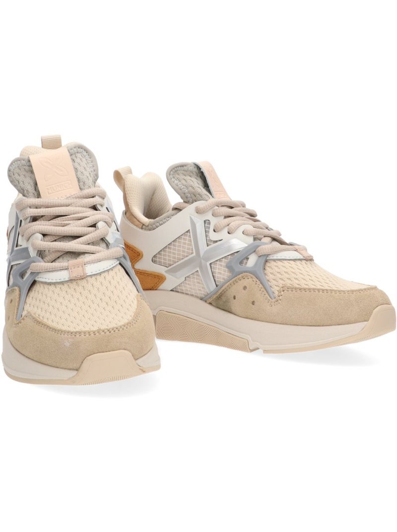 Deportivas casual mujer suela plana - munich Beige - Kiabi