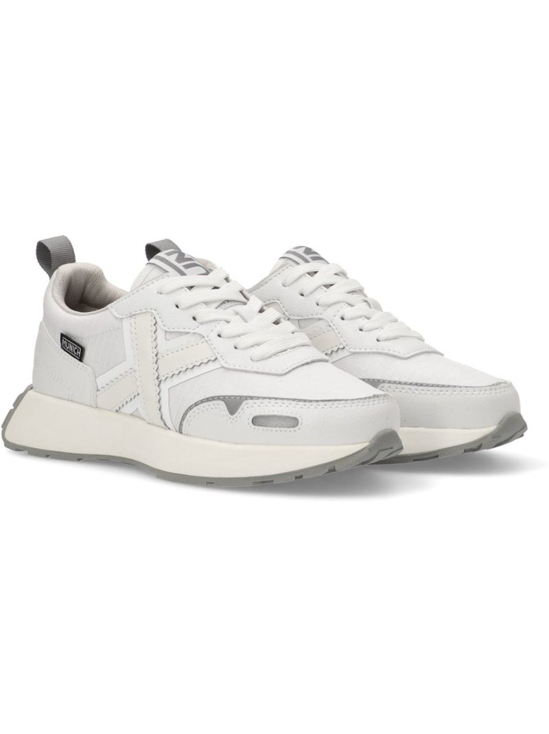 Deportivas Casual Mujer Suela Plana - Munich Blanco - Kiabi