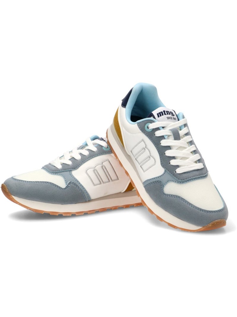 Deportivas Casual Mujer Suela Plana - Mustang Azul - Kiabi