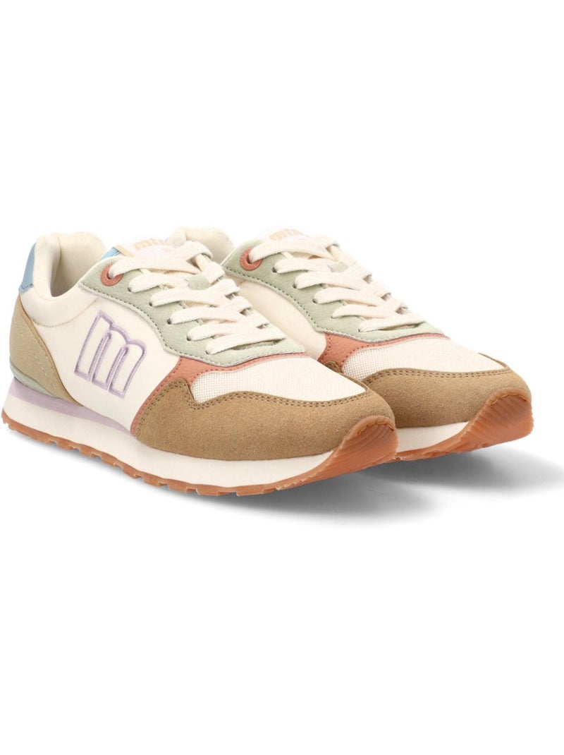 Deportivas Casual Mujer Suela Plana - Mustang Beige - Kiabi