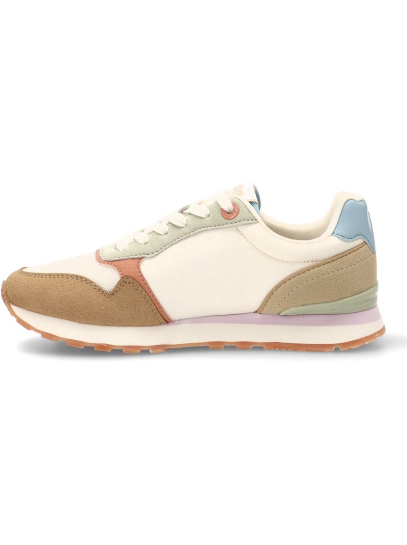 Deportivas Casual Mujer Suela Plana - Mustang Beige - Kiabi