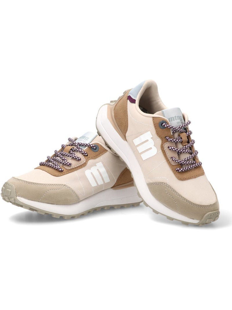 Deportivas Casual Mujer Suela Plana - Mustang Beige - Kiabi