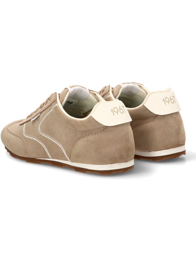 Deportivas Casual Mujer Suela Plana - Mustang Beige - Kiabi