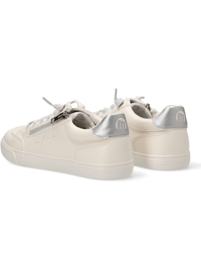 Deportivas Casual Mujer Suela Plana - Mustang Blanco - Kiabi