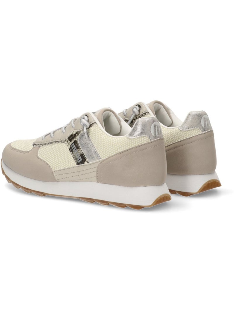 Deportivas Casual Mujer Suela Plana - Mustang Blanco - Kiabi