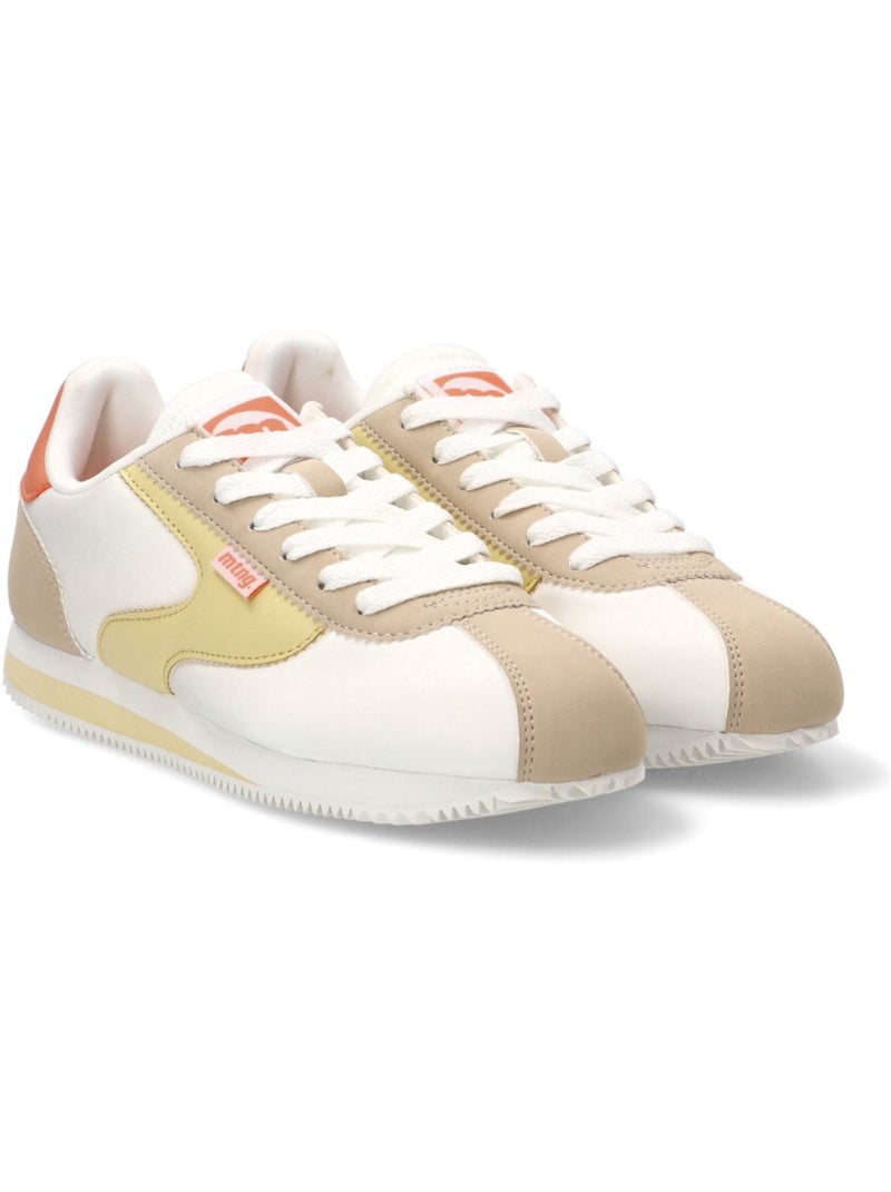 Deportivas Casual Mujer Suela Plana - Mustang Blanco - Kiabi