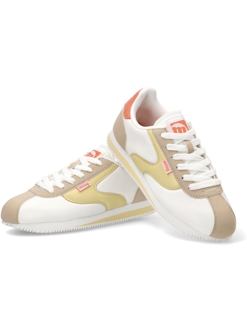 Deportivas Casual Mujer Suela Plana - Mustang Blanco - Kiabi