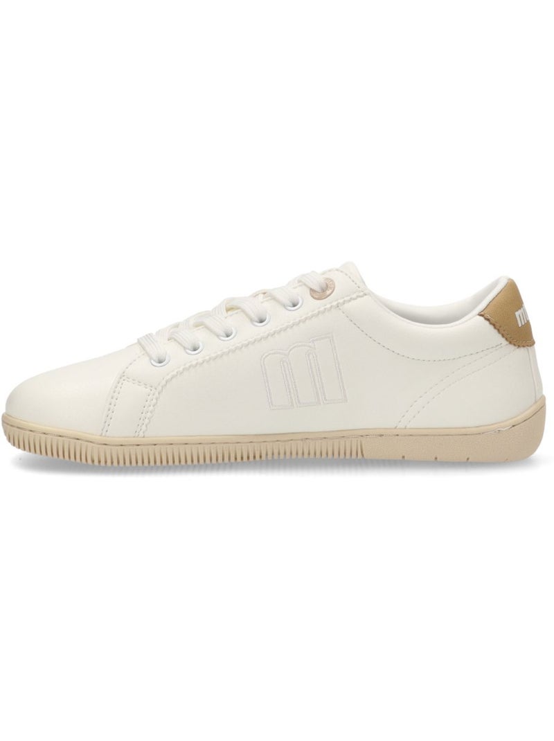 Deportivas Casual Mujer Suela Plana - Mustang Blanco - Kiabi