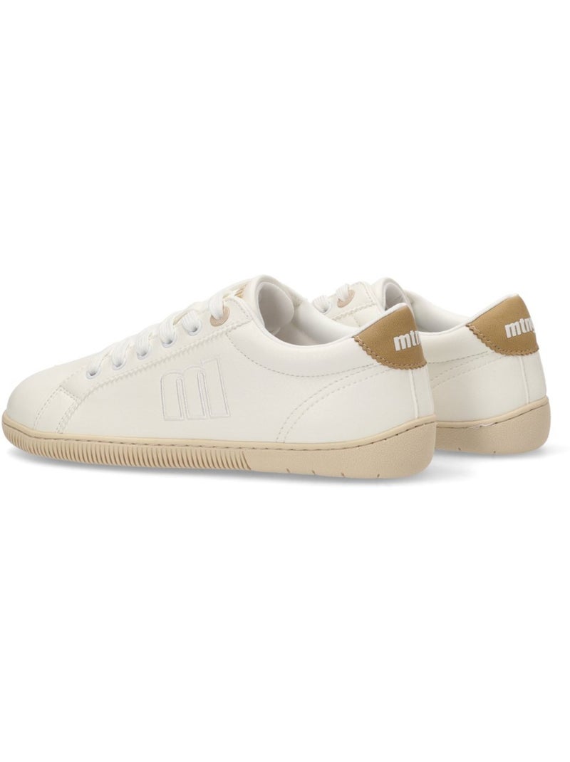 Deportivas Casual Mujer Suela Plana - Mustang Blanco - Kiabi