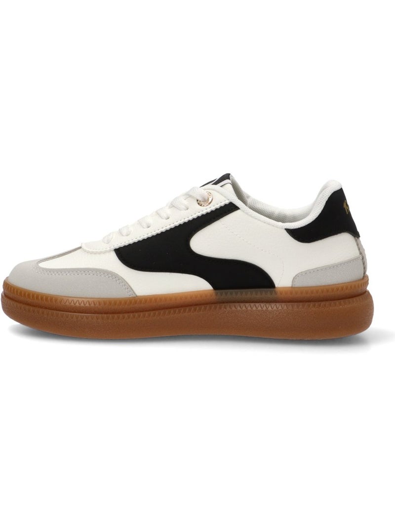 Deportivas Casual Mujer Suela Plana - Mustang Blanco - Kiabi