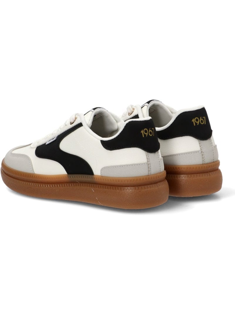 Deportivas Casual Mujer Suela Plana - Mustang Blanco - Kiabi