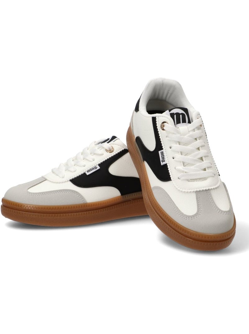 Deportivas Casual Mujer Suela Plana - Mustang Blanco - Kiabi