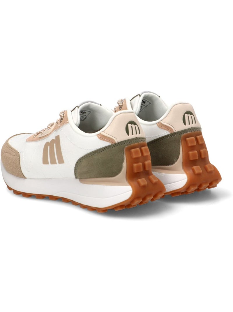 Deportivas Casual Mujer Suela Plana - Mustang Blanco - Kiabi