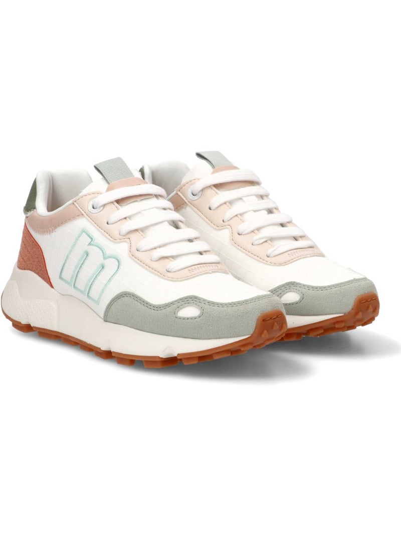 Deportivas Casual Mujer Suela Plana - Mustang Blanco - Kiabi
