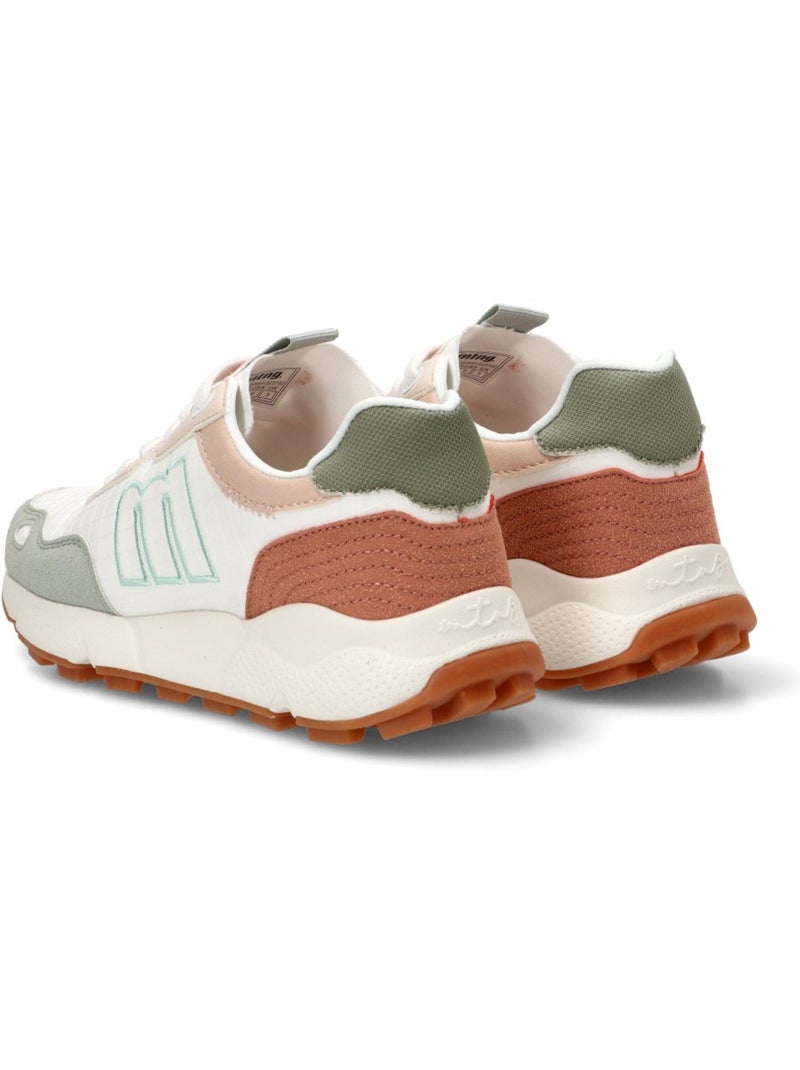 Deportivas Casual Mujer Suela Plana - Mustang Blanco - Kiabi
