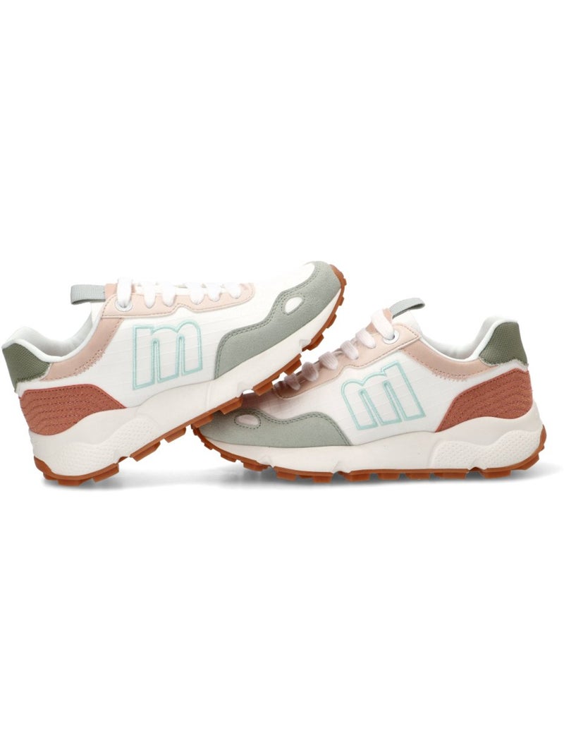 Deportivas Casual Mujer Suela Plana - Mustang Blanco - Kiabi