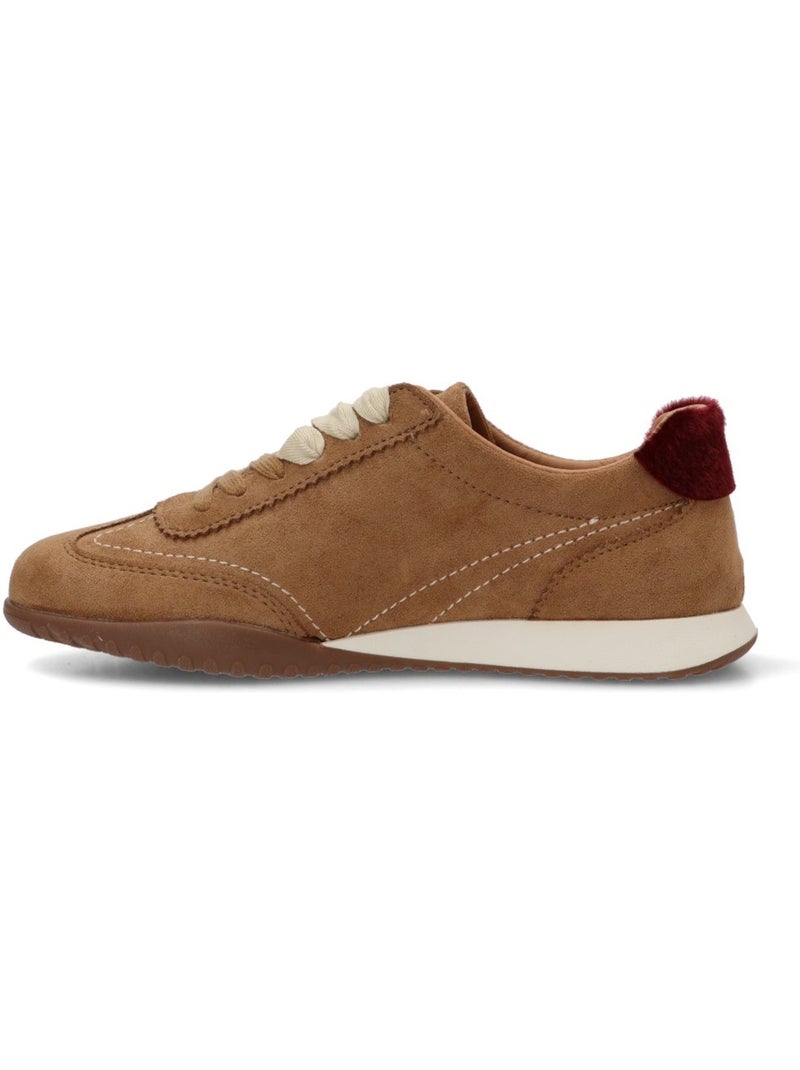 Deportivas casual mujer suela plana - mustang Marrón claro - Kiabi