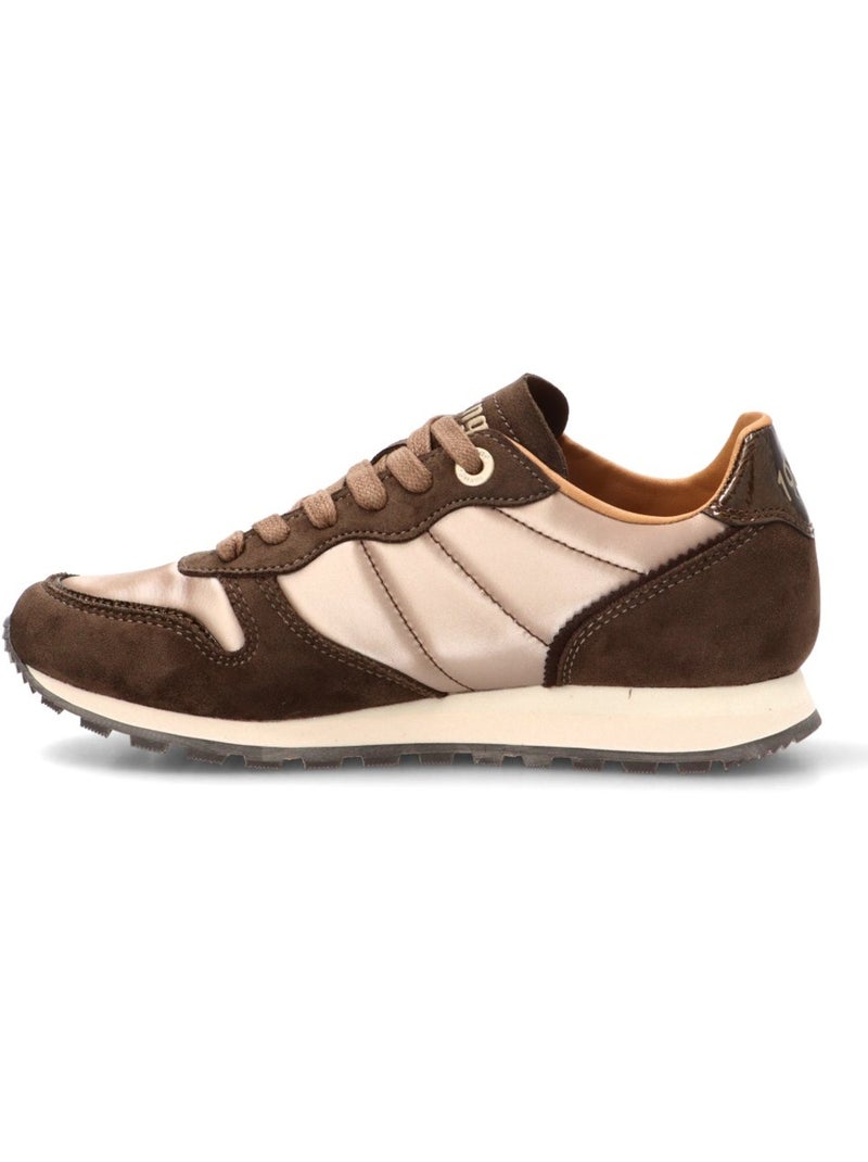 Deportivas casual mujer suela plana - mustang Taupe - Kiabi
