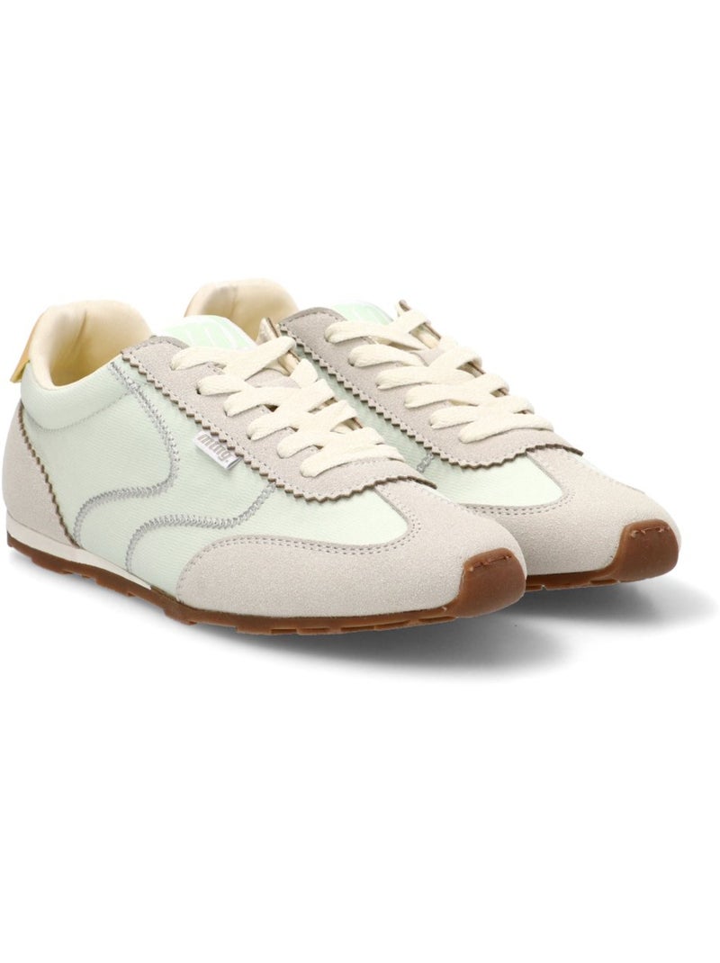 Deportivas Casual Mujer Suela Plana - Mustang Verde - Kiabi
