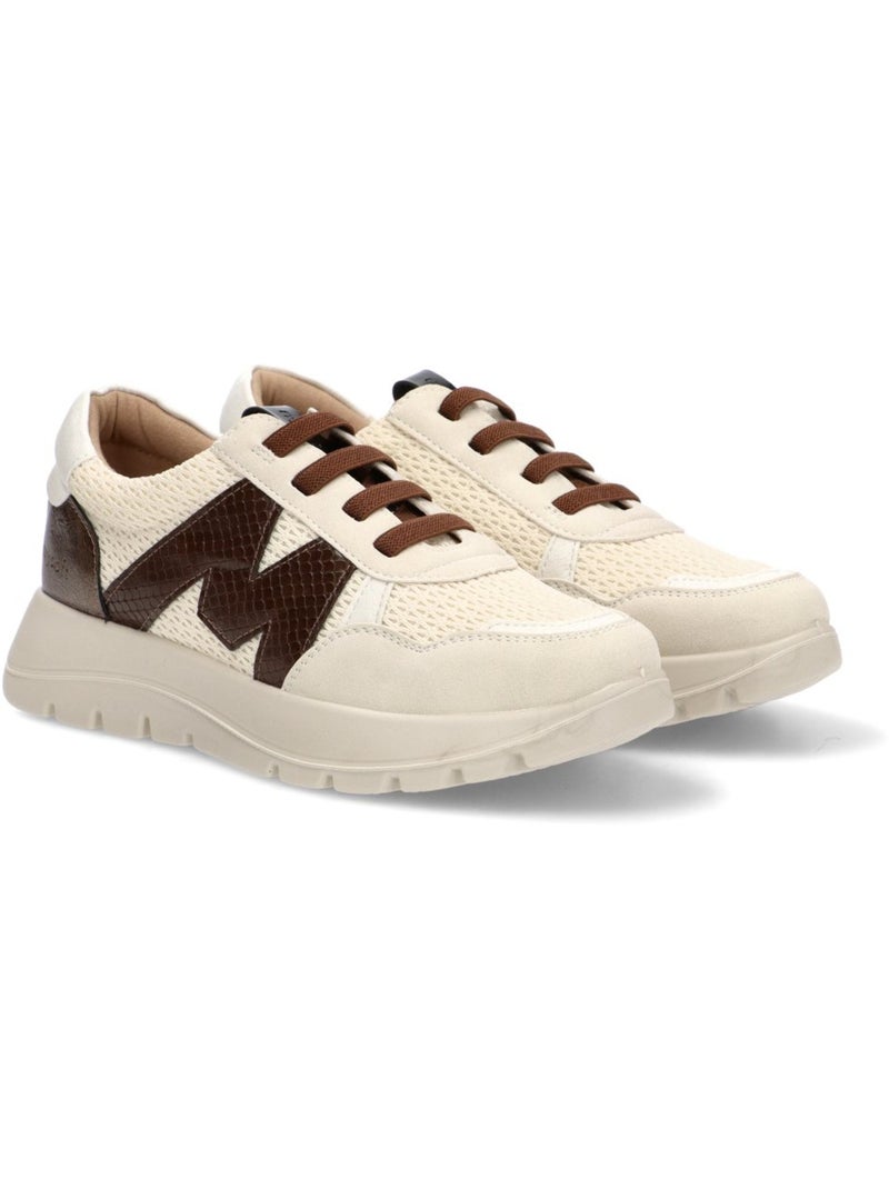 Deportivas Casual Mujer Suela Plana - Mysoft Beige - Kiabi
