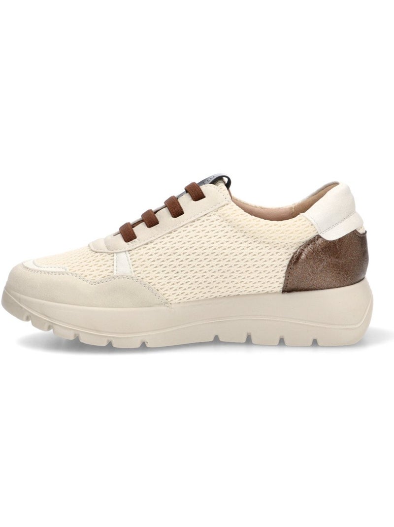 Deportivas Casual Mujer Suela Plana - Mysoft Beige - Kiabi