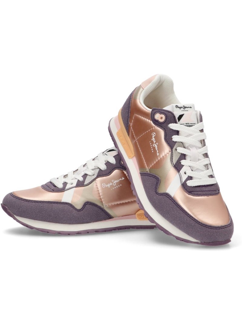 Deportivas Casual Mujer Suela Plana - Pepe Jeans Malva lila - Kiabi