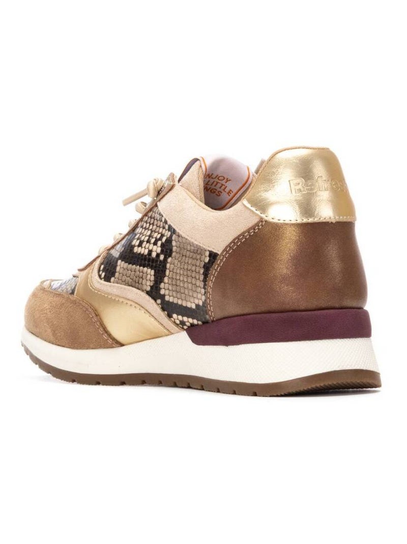 Deportivas Casual Mujer Suela Plana - Refresh Beige - Kiabi