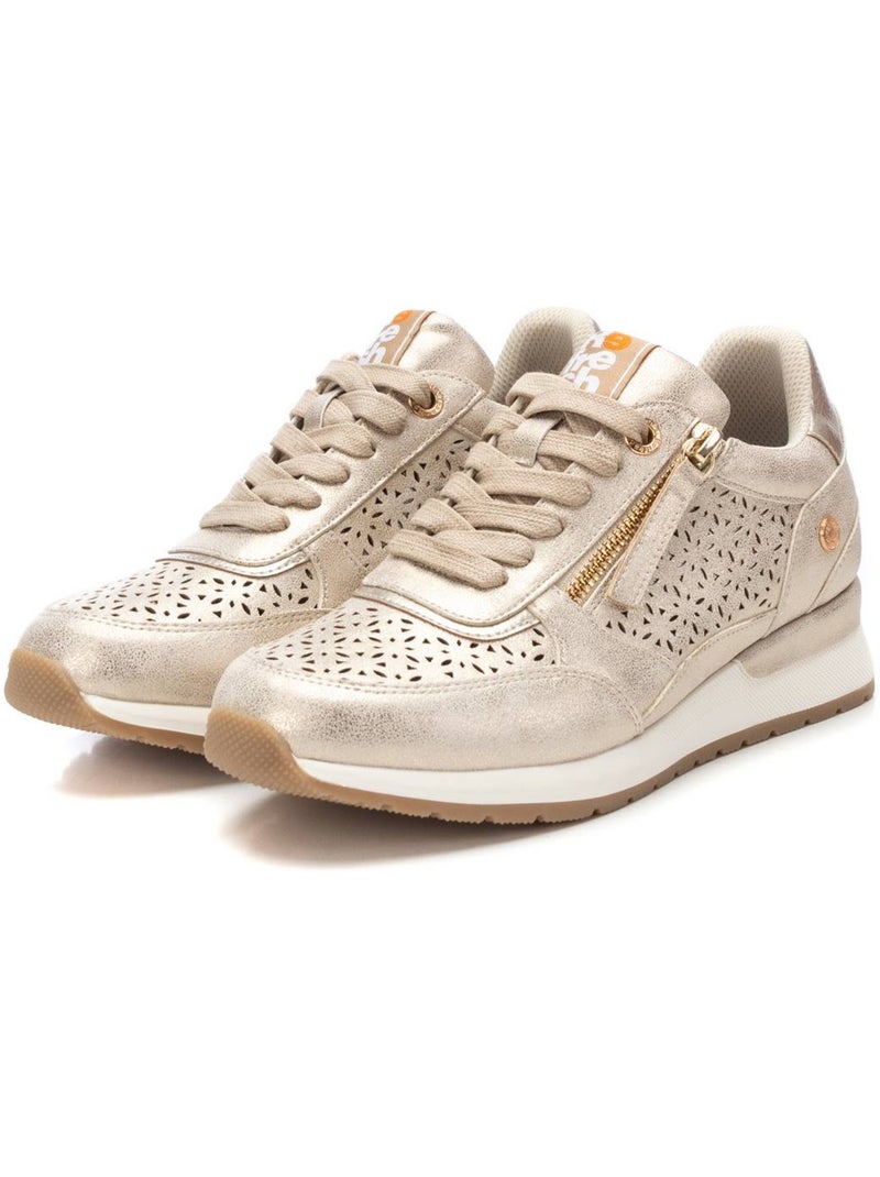 Deportivas Casual Mujer Suela Plana - Refresh Oro - Kiabi
