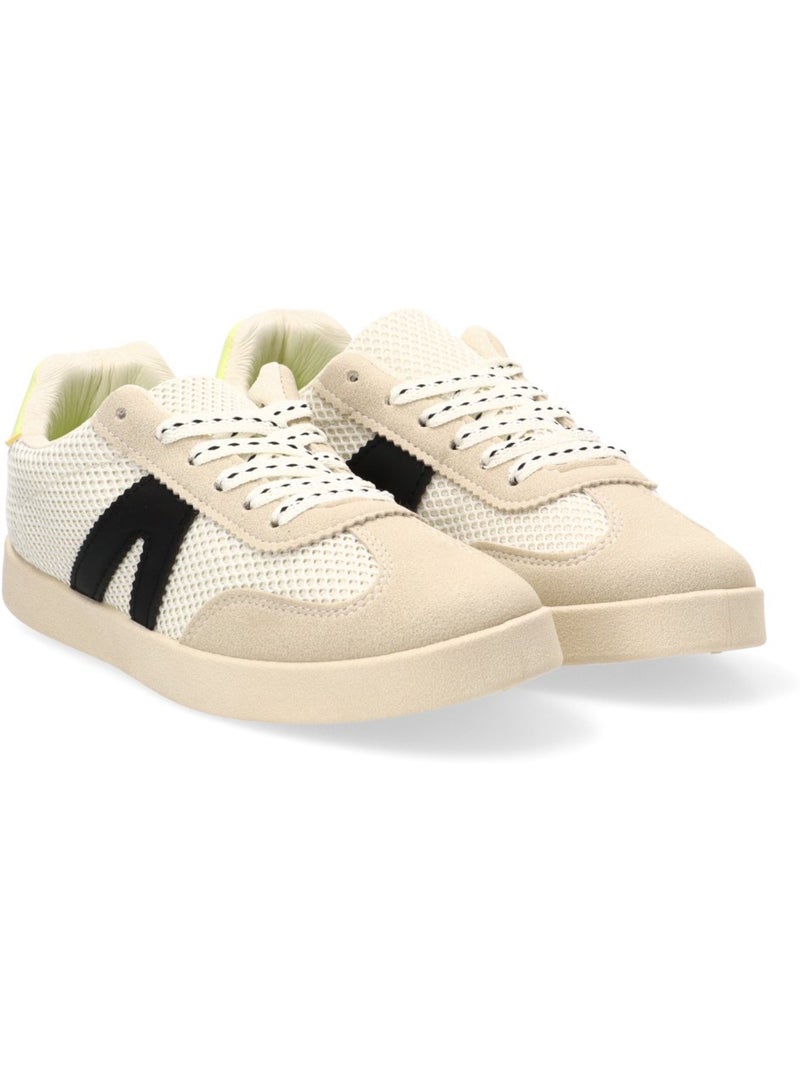Deportivas Casual Mujer Suela Plana - Vanva Beige - Kiabi